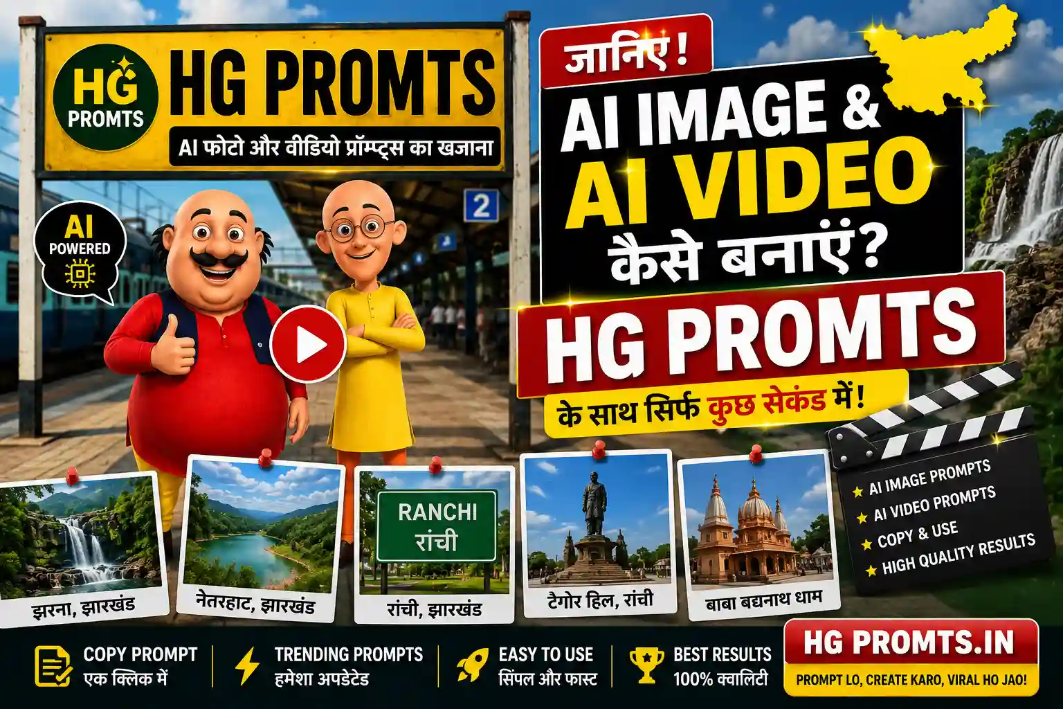 Viral Motu Patlu AI Photo Editing Prompt Free Prompt